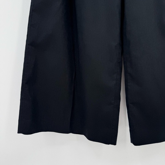 Banana Republic Linen-Blend Wide Leg Pleated Trouser in Black Size 12 - Picture 7 of 11